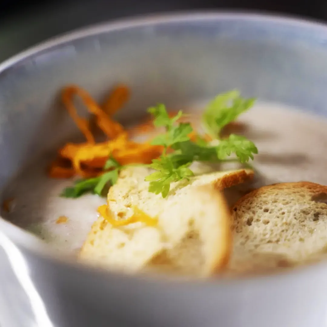 Knoblauchcremesuppe