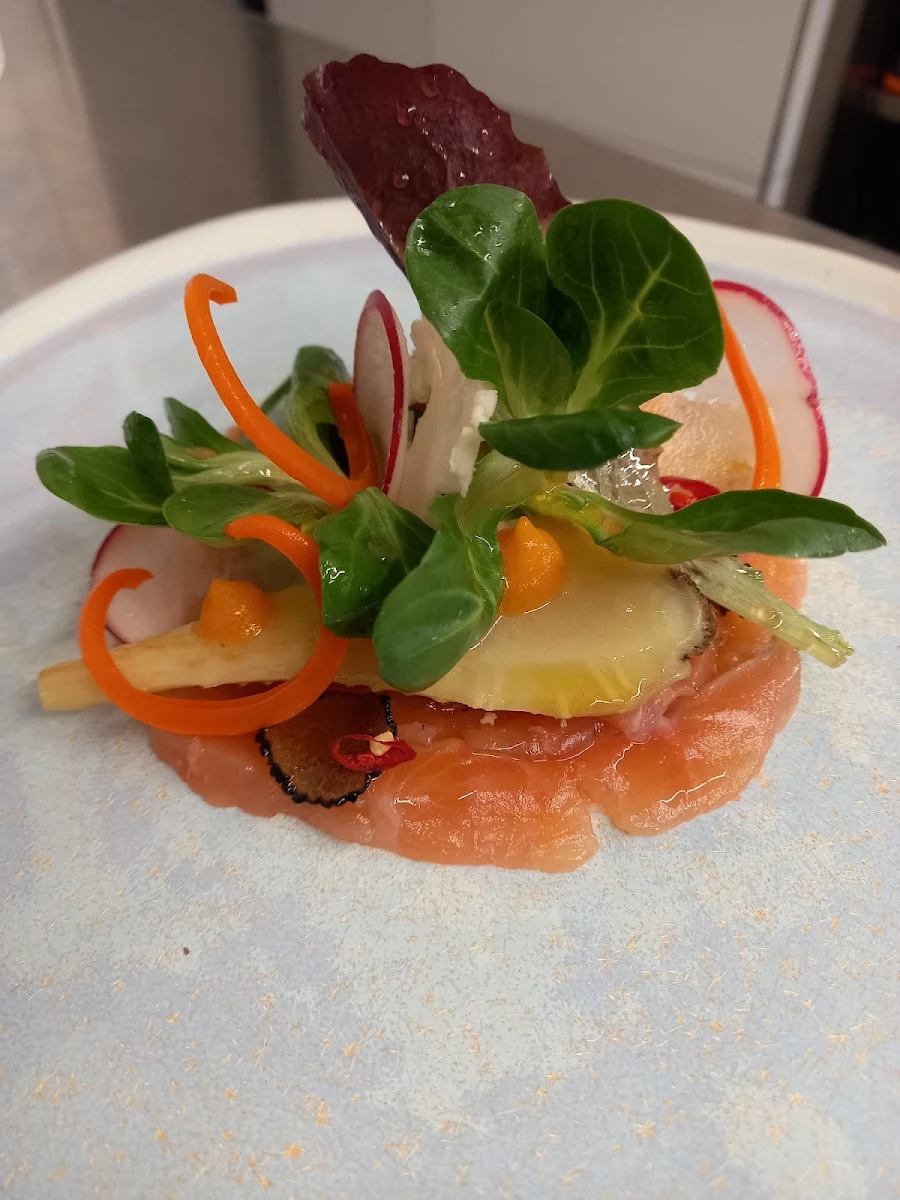 Lachsforellencarpaccio