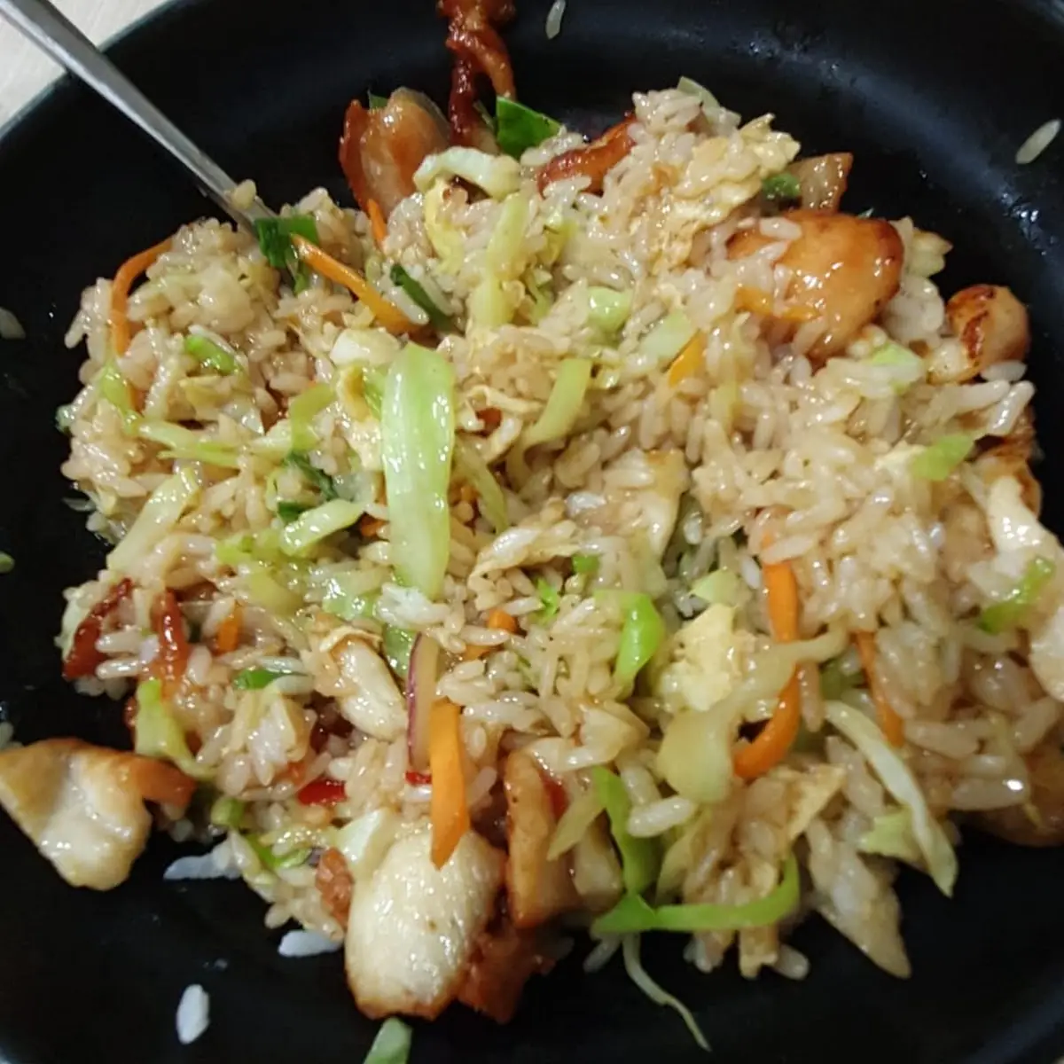 Gegrilltes Huhn Mit Eierreis