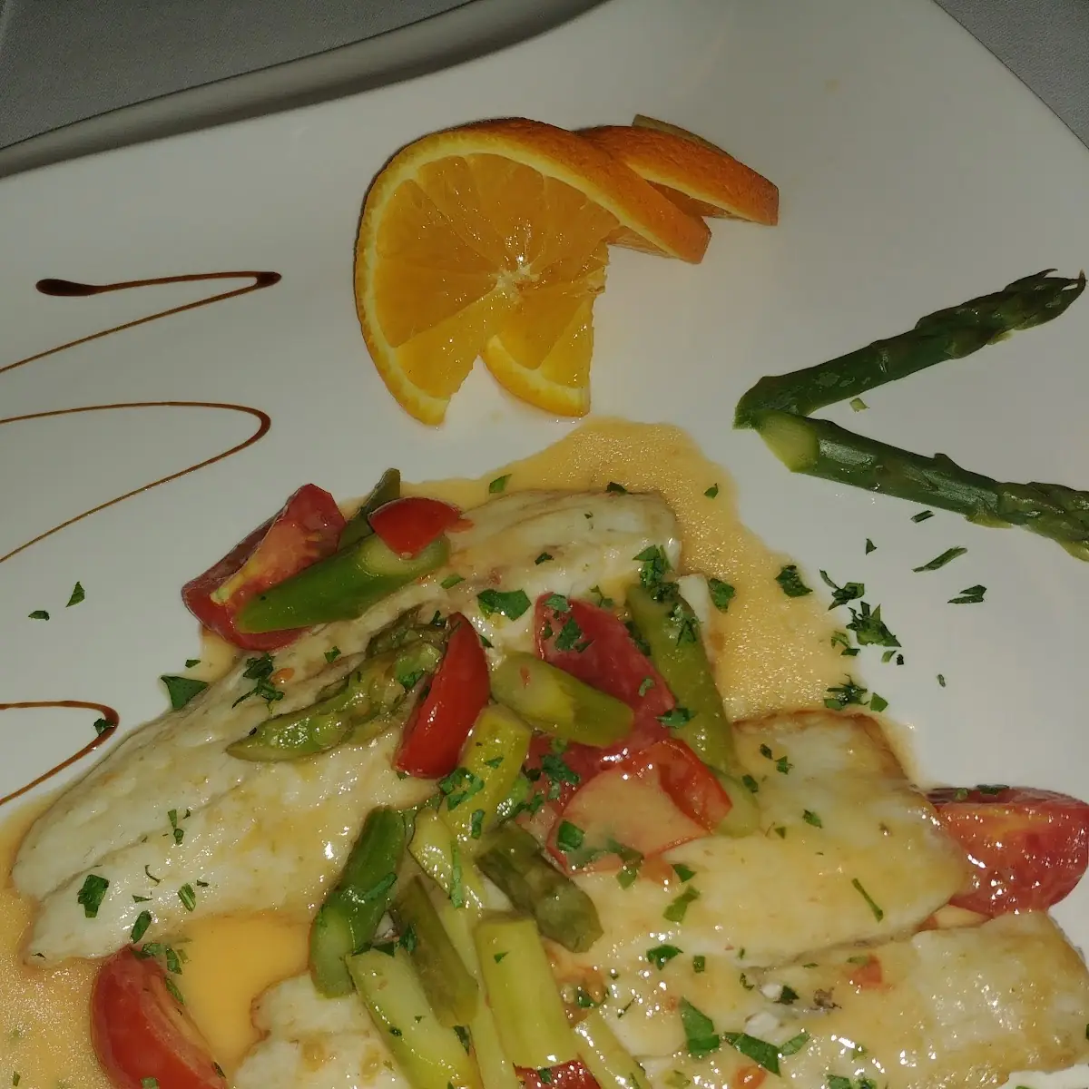 Filetto Di Branzino Agli Asparagi