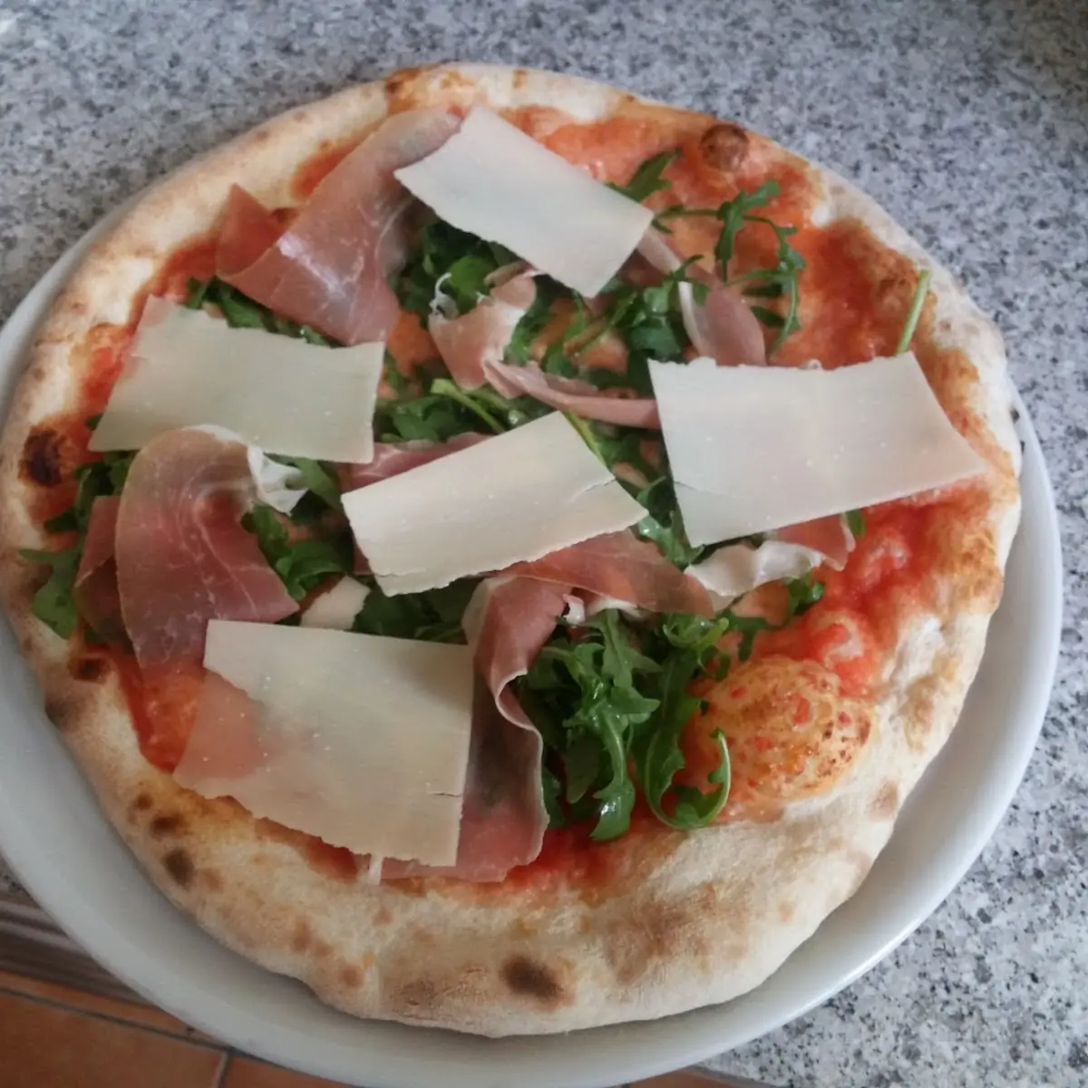 Pizza Brot mit Knoblauch