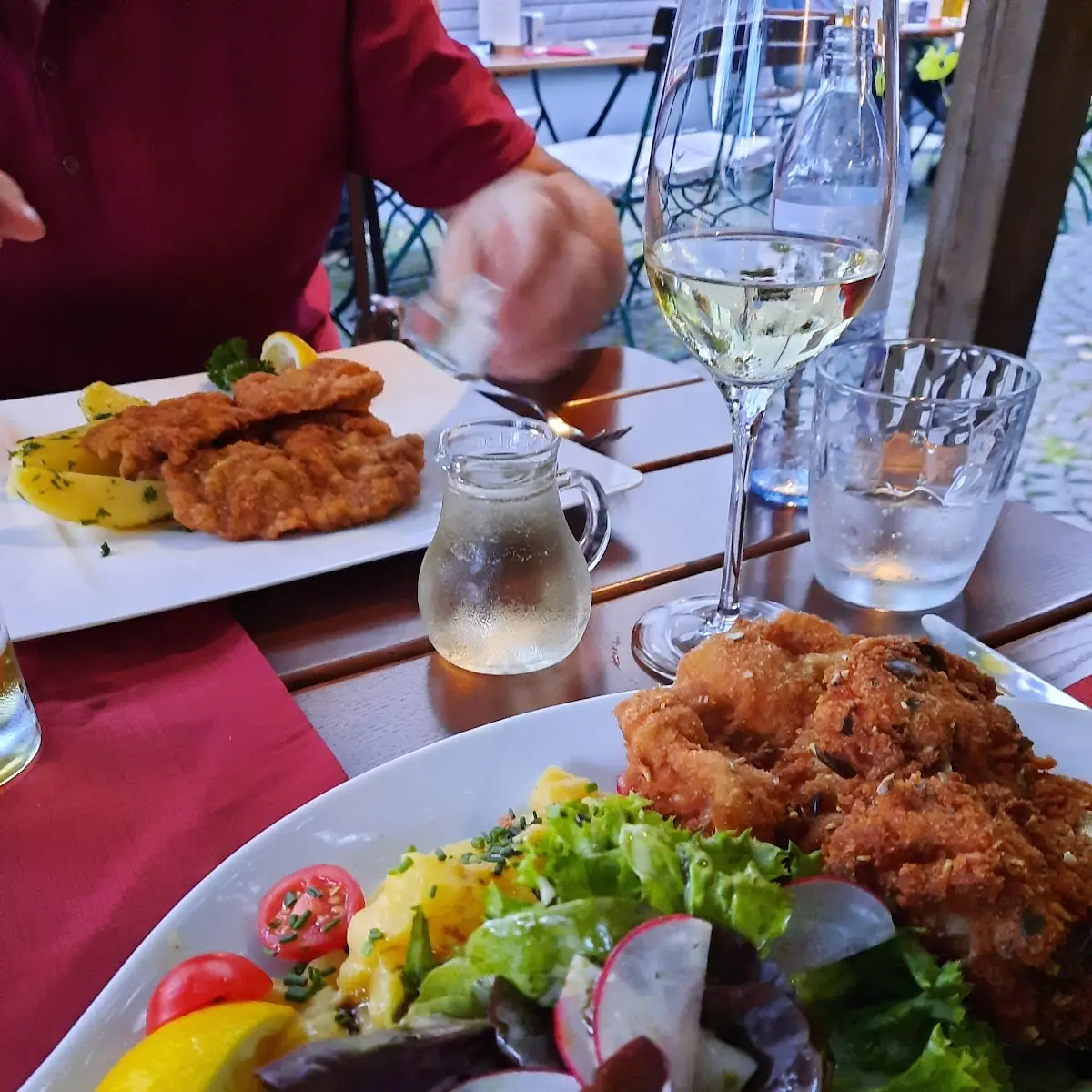 Backhendl Mit Kartoffelsalat