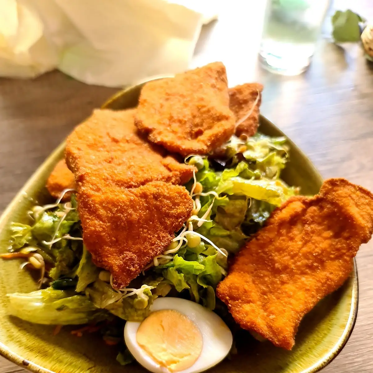 Salat Mit Putenstreifen