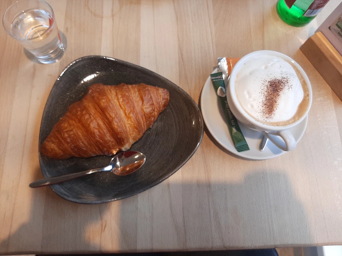 Cappuccino and Croissant
