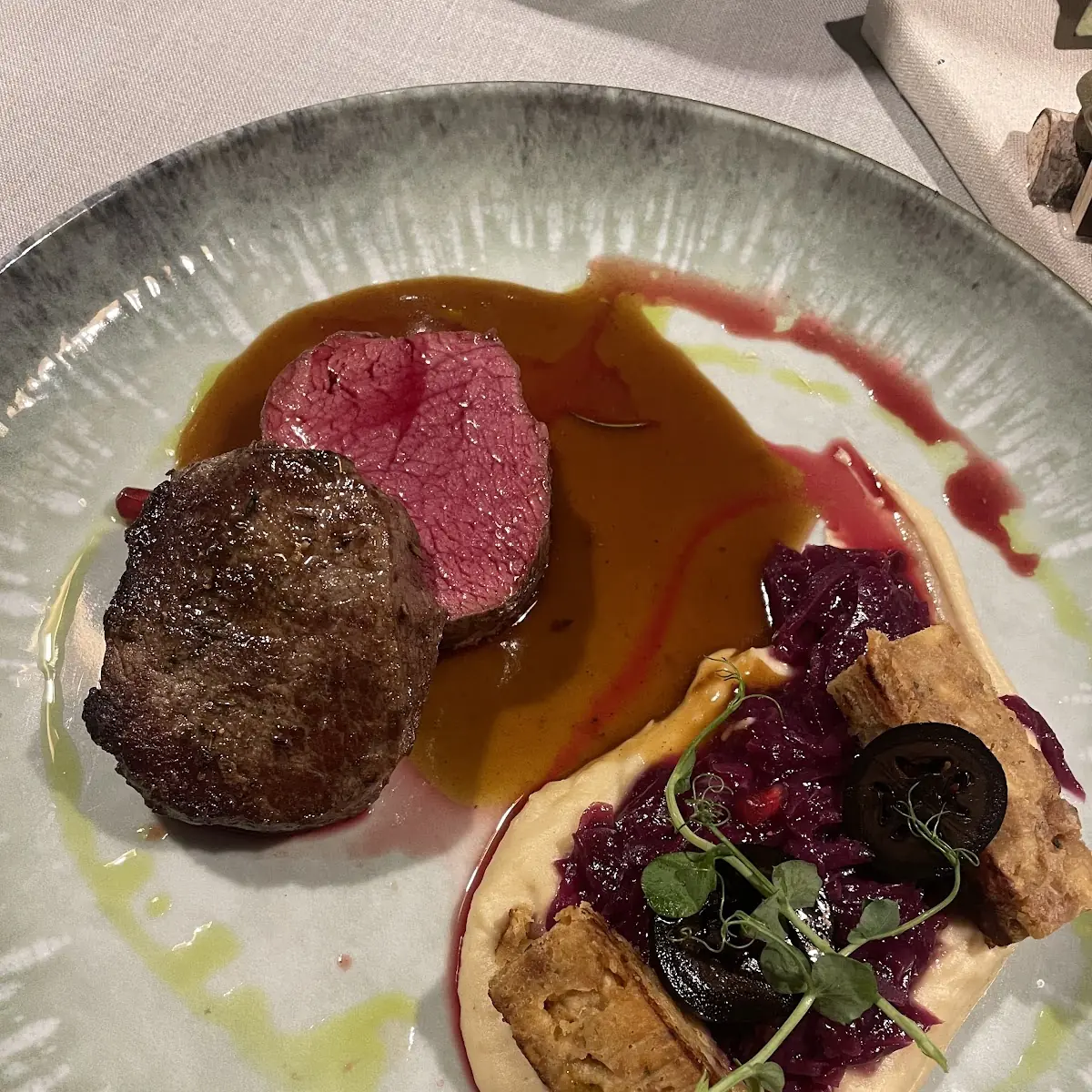 Hirschrücken Steak