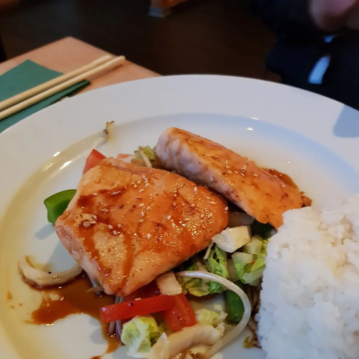 Lachs Teriyaki