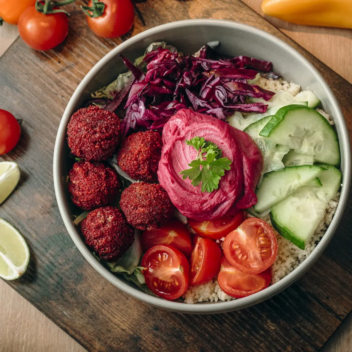 Pink Falafel Bowl