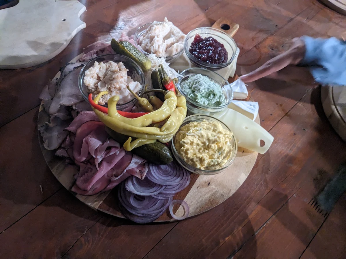 Mixed Meat and Cheese Plate