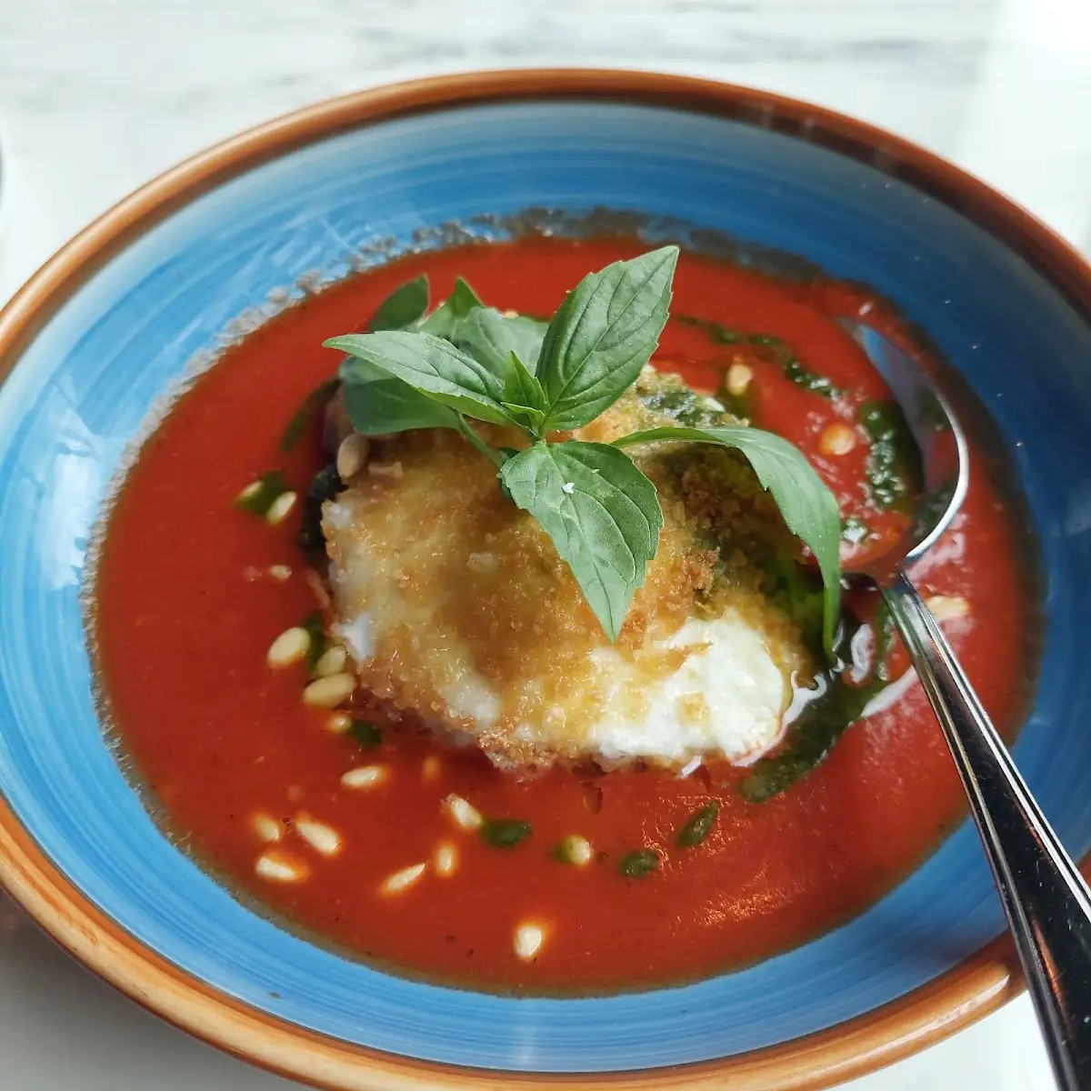 Frittierte Burrata