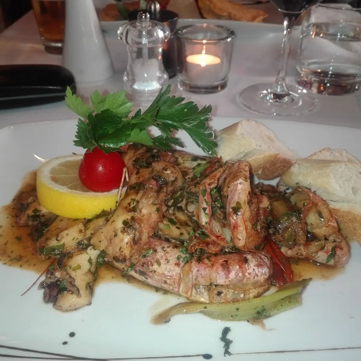 Gegrillte Kalamare