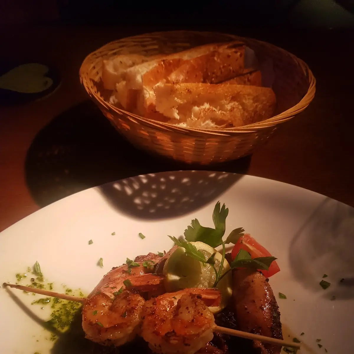 Gegrillte Meeresfrüchte