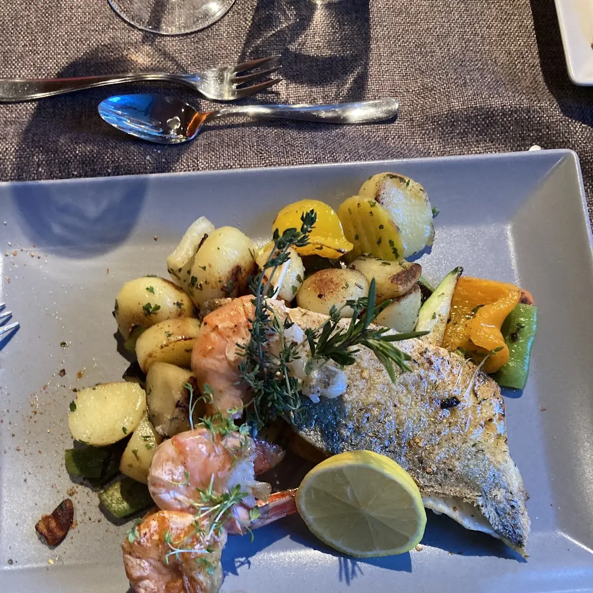 Zanderfilet Mit Garnelen