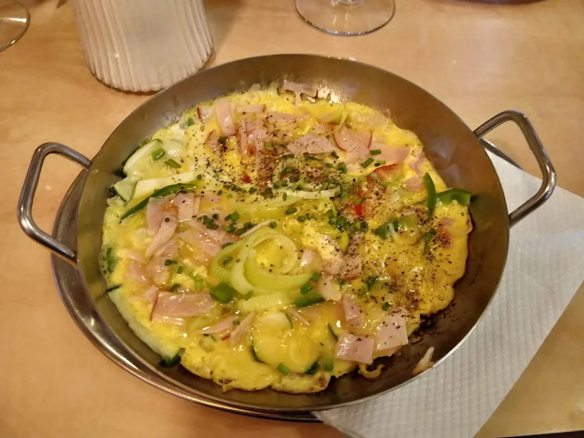 Gemüse-eierspeise Mit Schinken