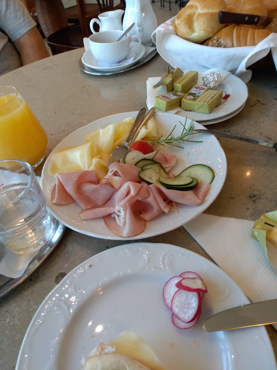 Schinken-käseteller