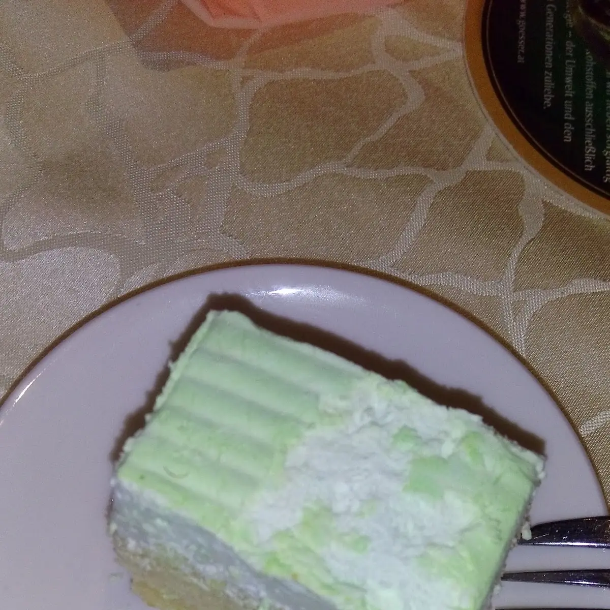 Nachspeise Aus Vitrine