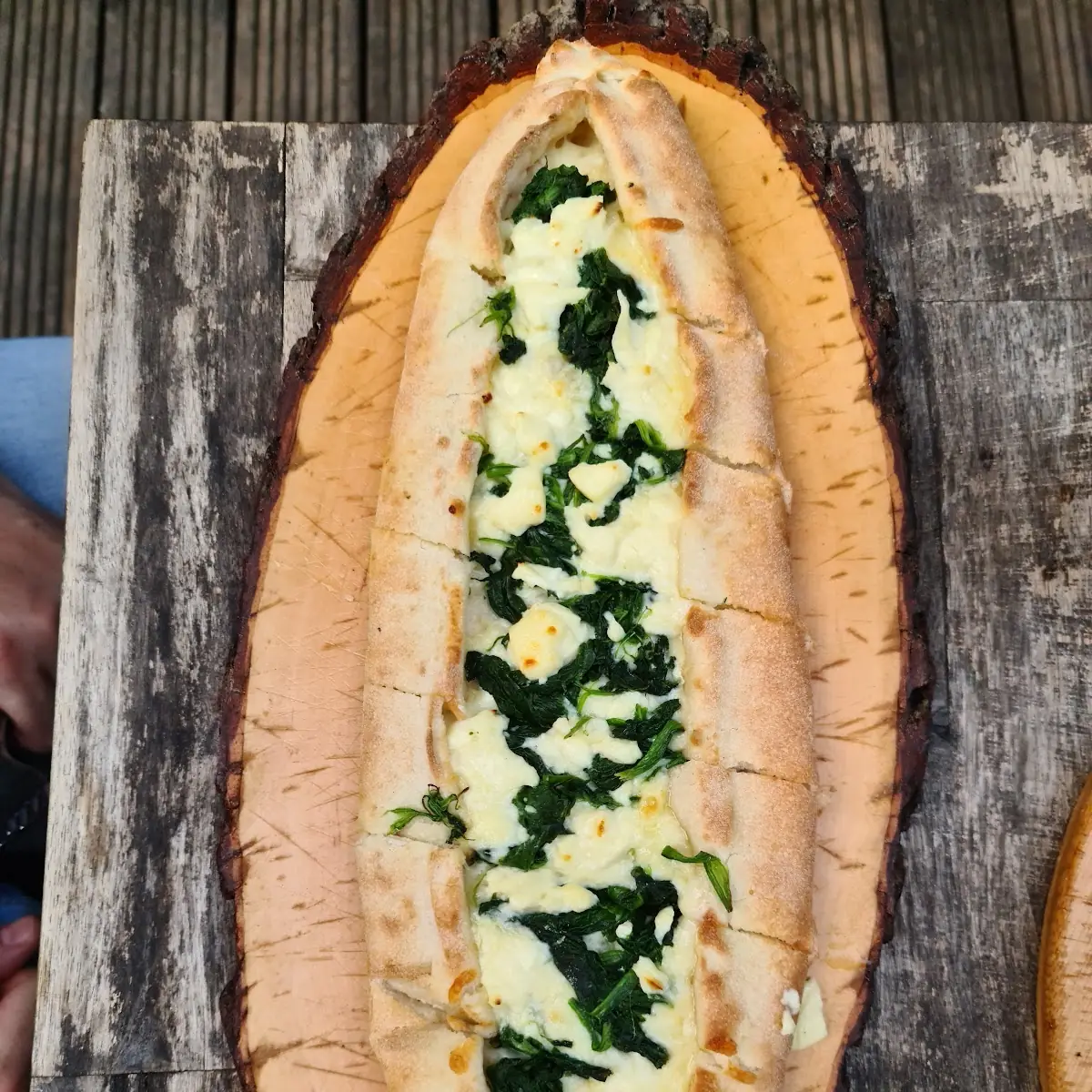 Pide with Spinach
