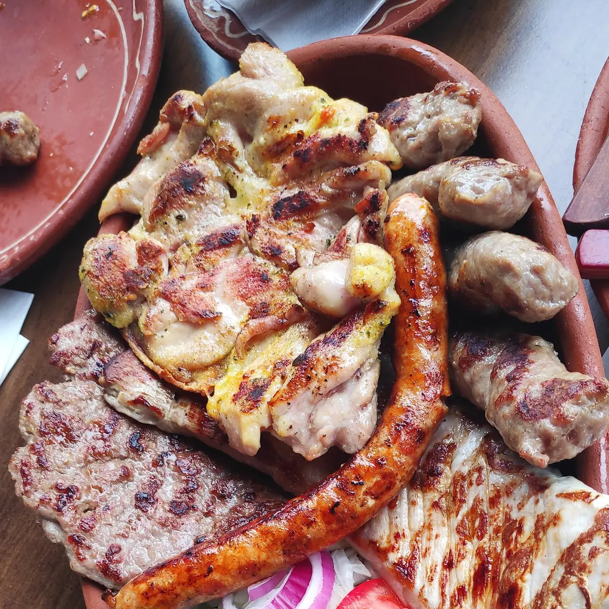 Kleine Grillplatte