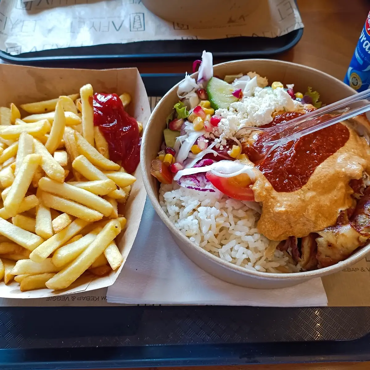 Beef Bowl Mit Pommes
