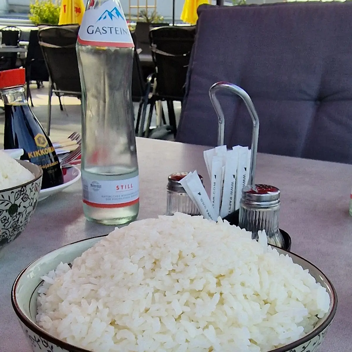Doppelte Portion Reis