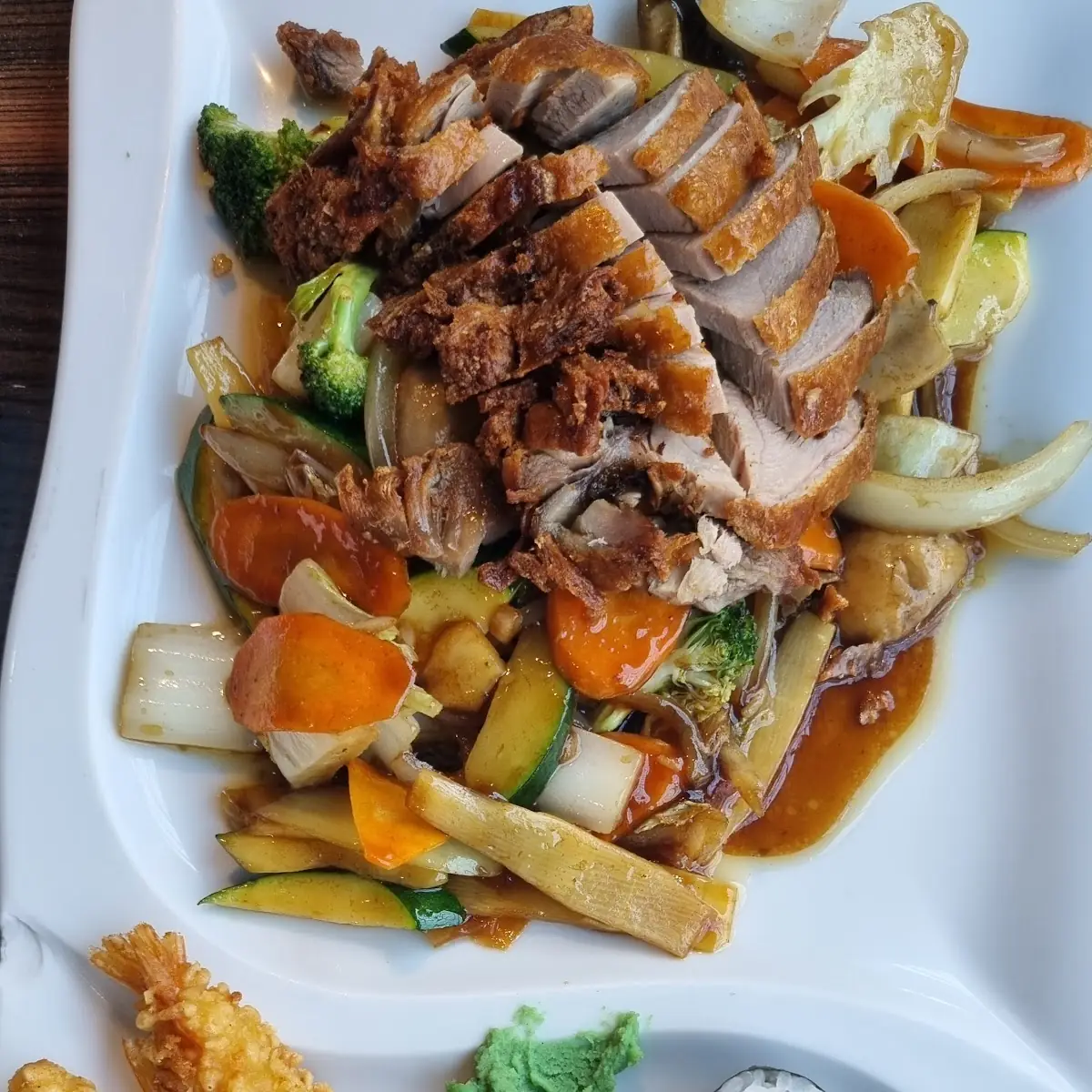 Pekingente Menü