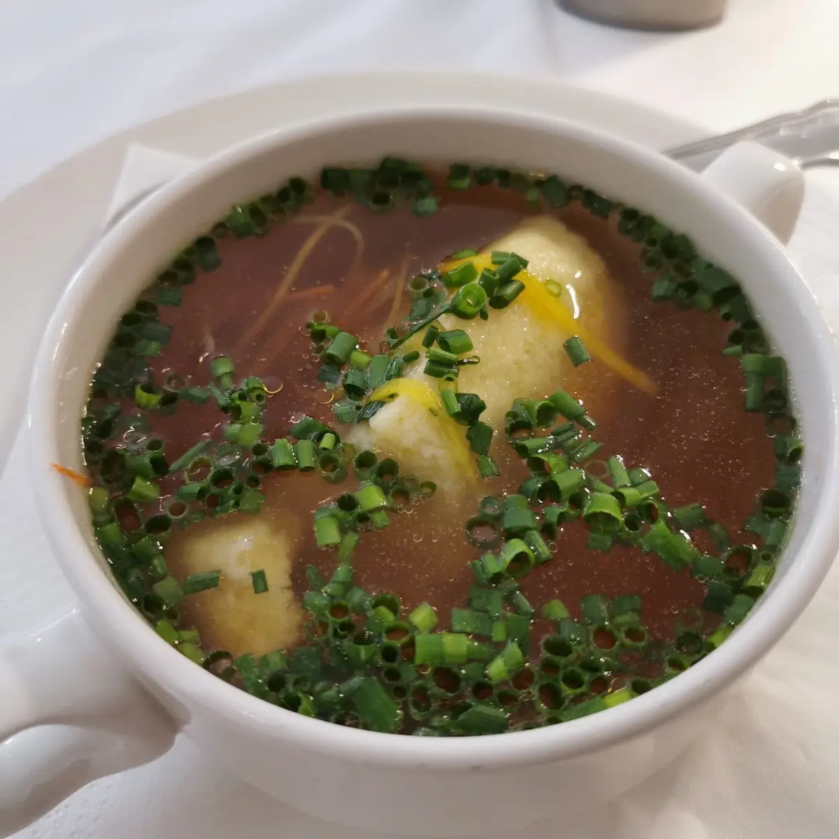 Griesnockersuppe