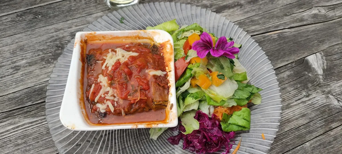Kräuterlasagne Mit Salat