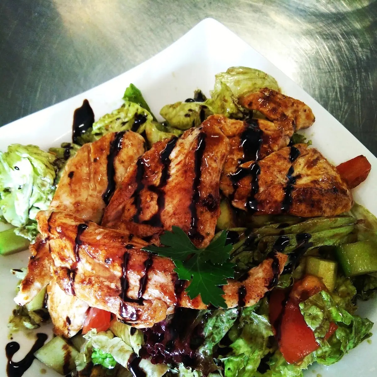 Hühnerstreifensalat