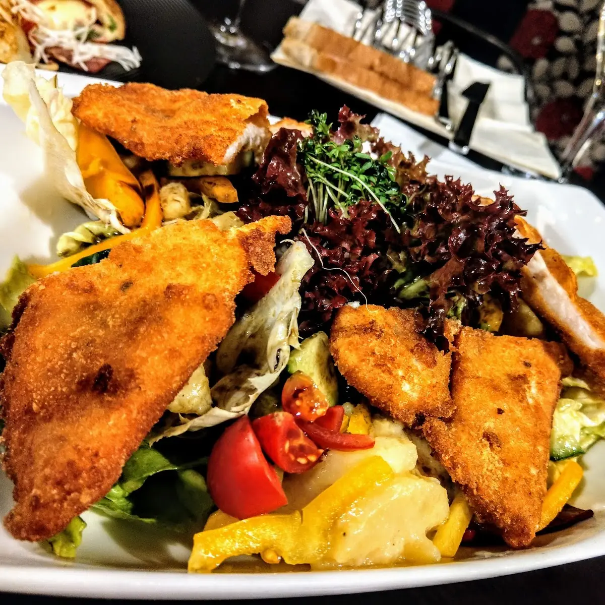 Backhendlsalat