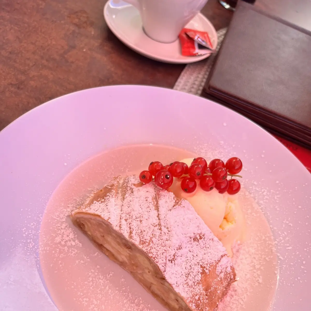 Appel Strudel Met Ijs