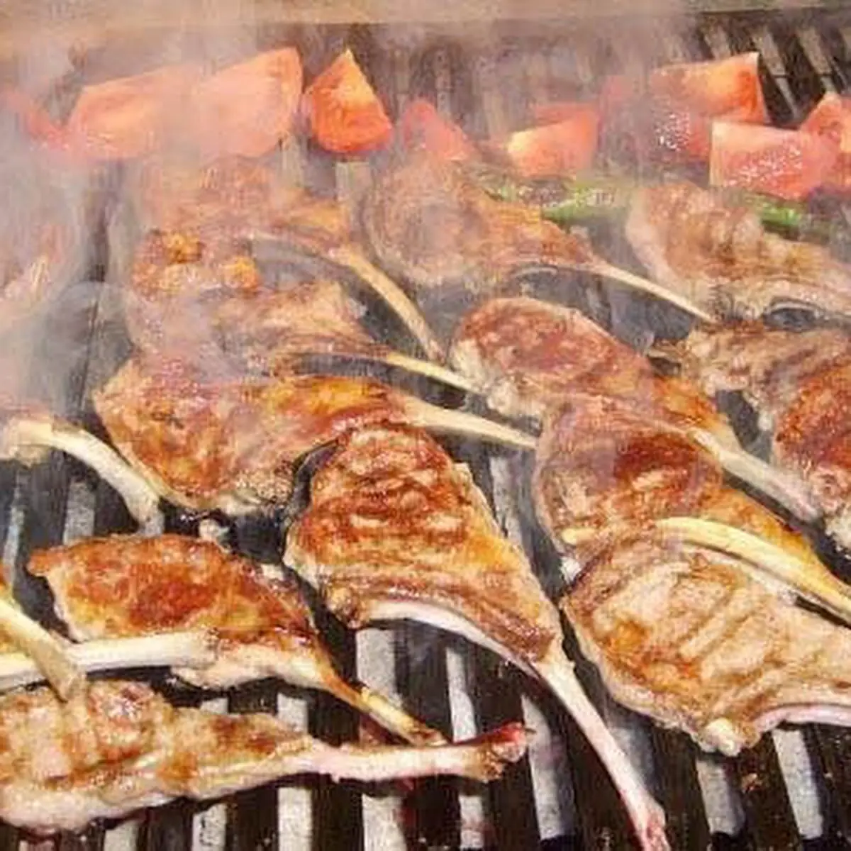 Lammfleisch Vom Grill