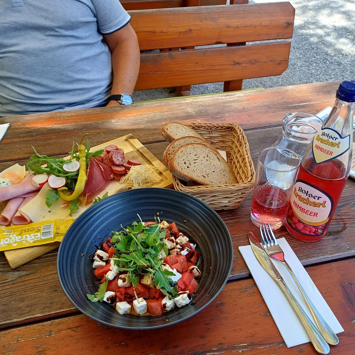 Melonensalat Mit Scgafläse