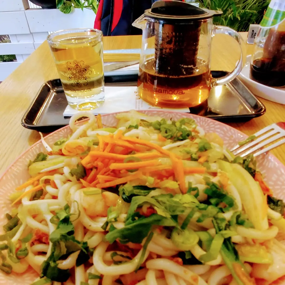 Udon Xao Mit Garnelen
