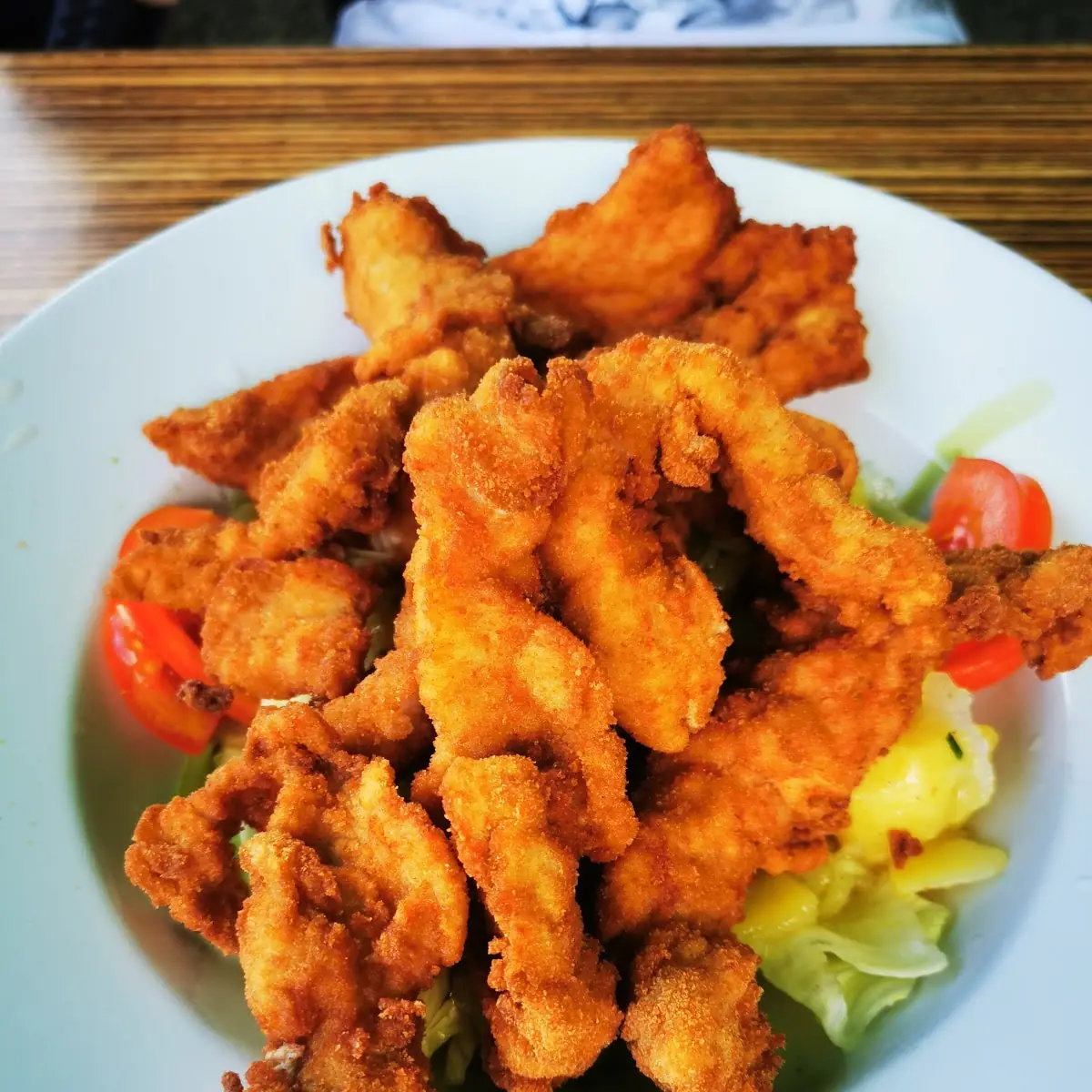 Backhendl Salat