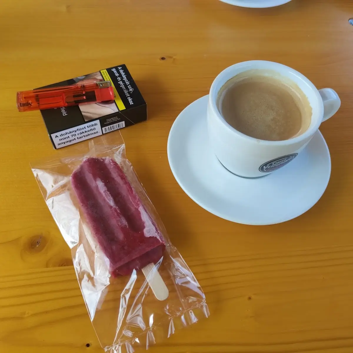 Kaffee Mit Selbstgemachtem Eis