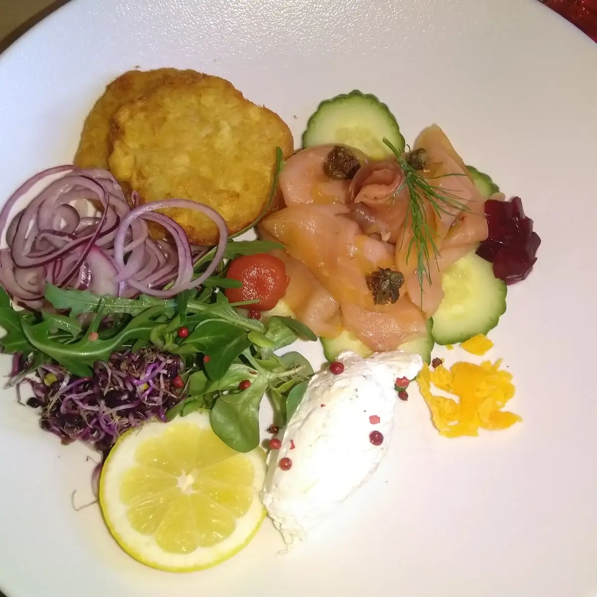 Lachs An Rösti