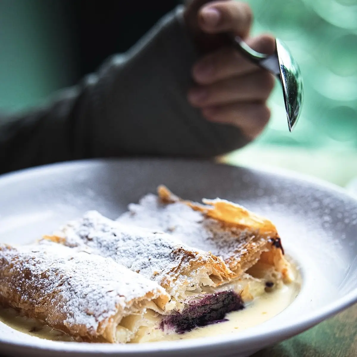 Topfenstrudel Mit Heidelbeer