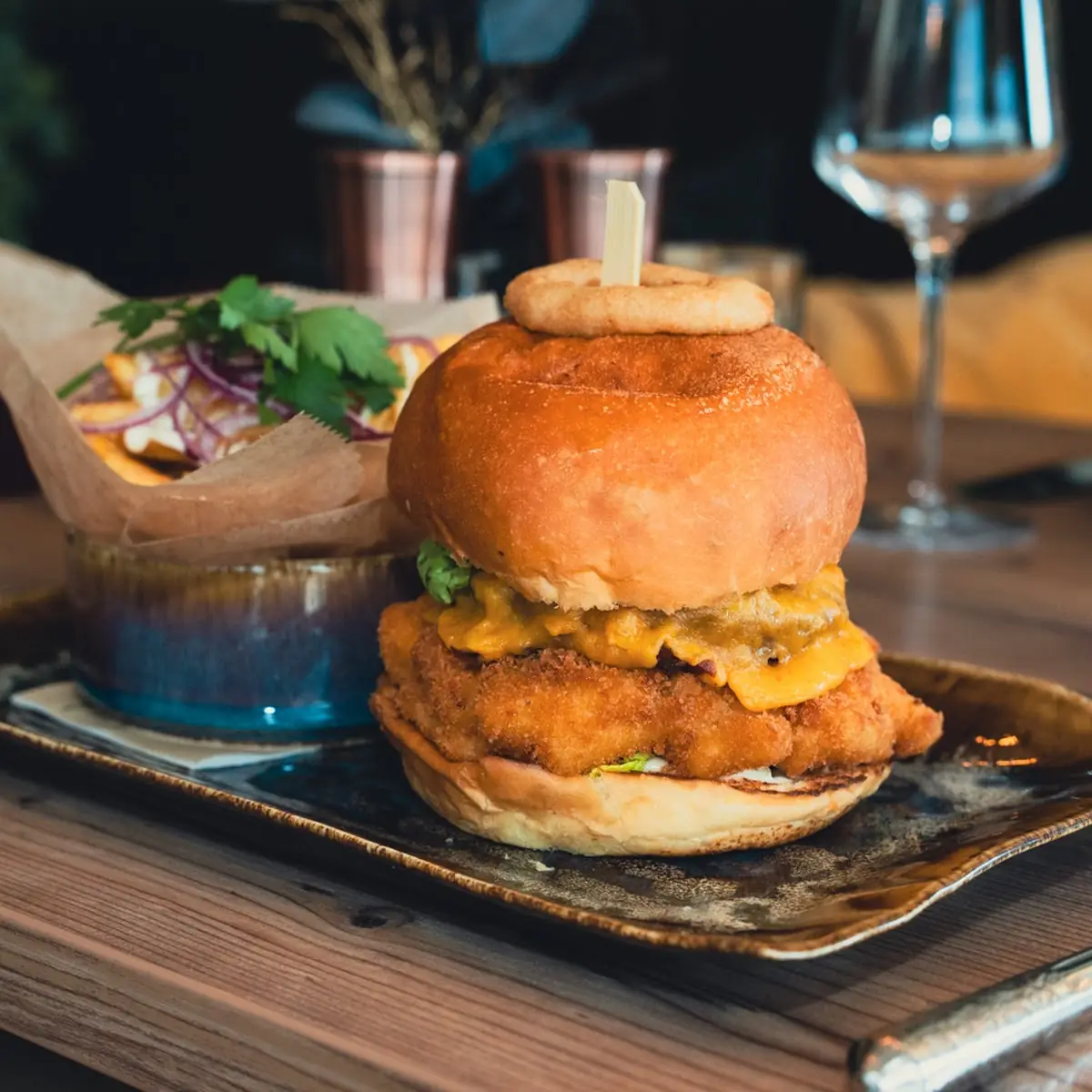 Surf & Turf Burger De Luxe