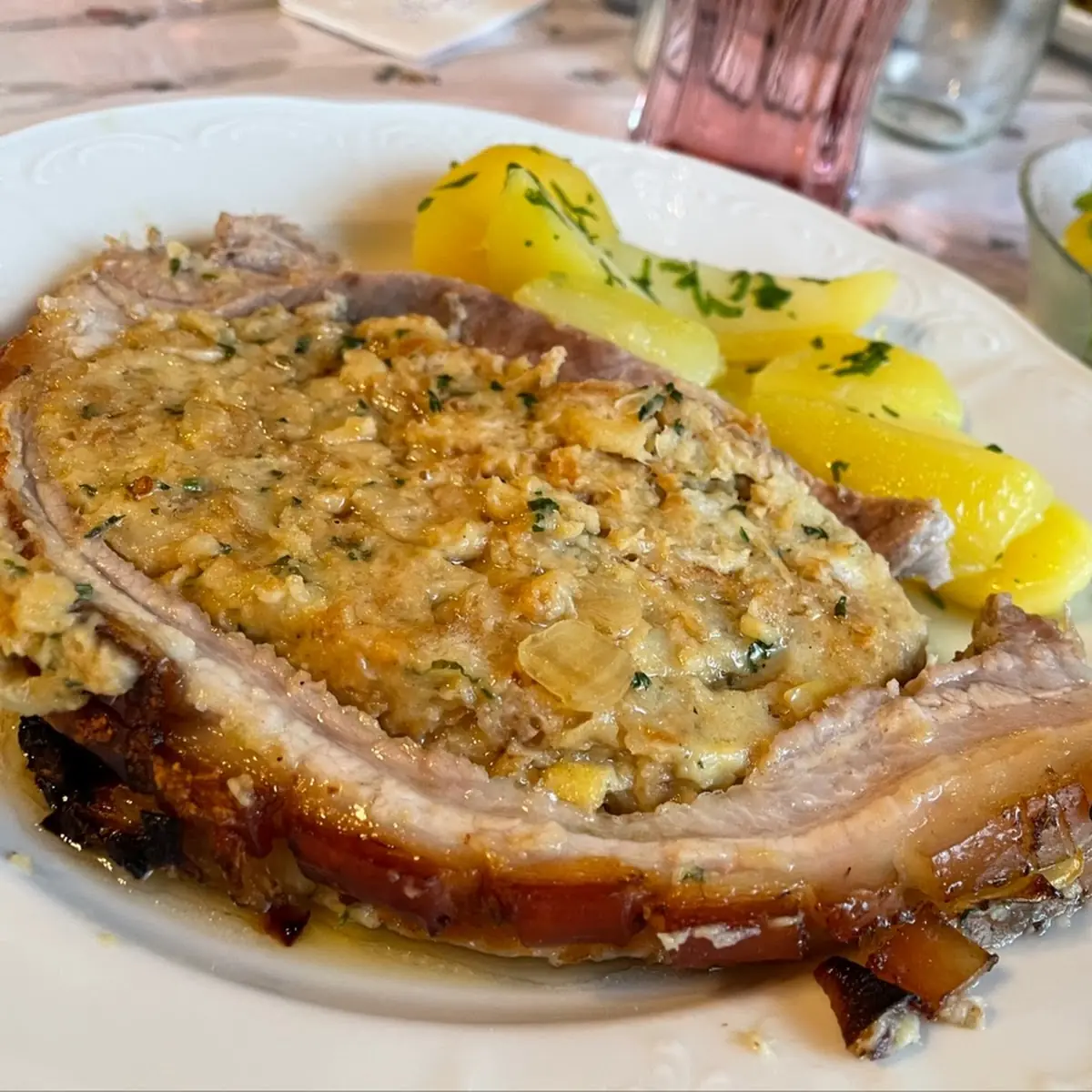 Gefüllter Braten