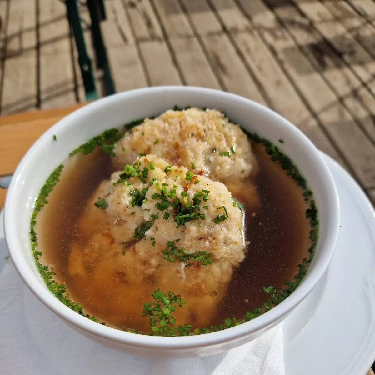 Kaspressknödel-suppe