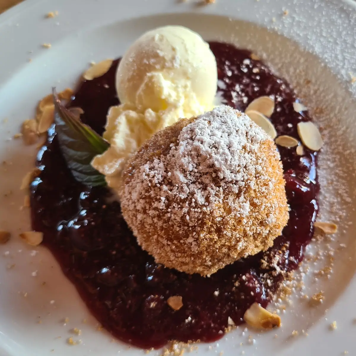 Mohnknödel Mit Vanilleeis