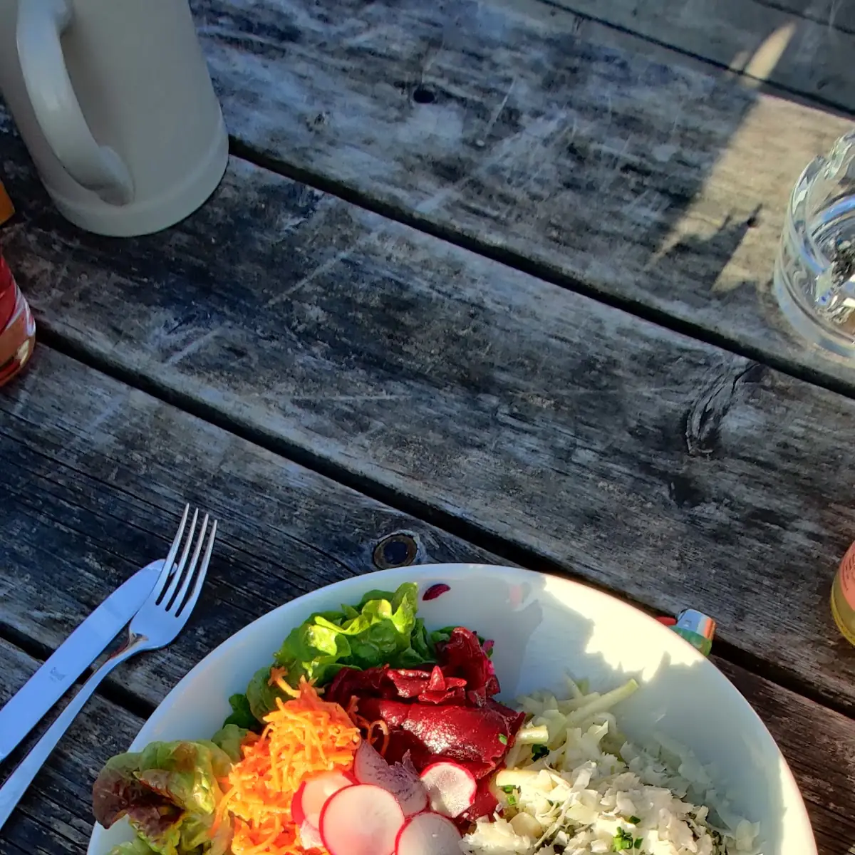 Knödltrio Mit Salat