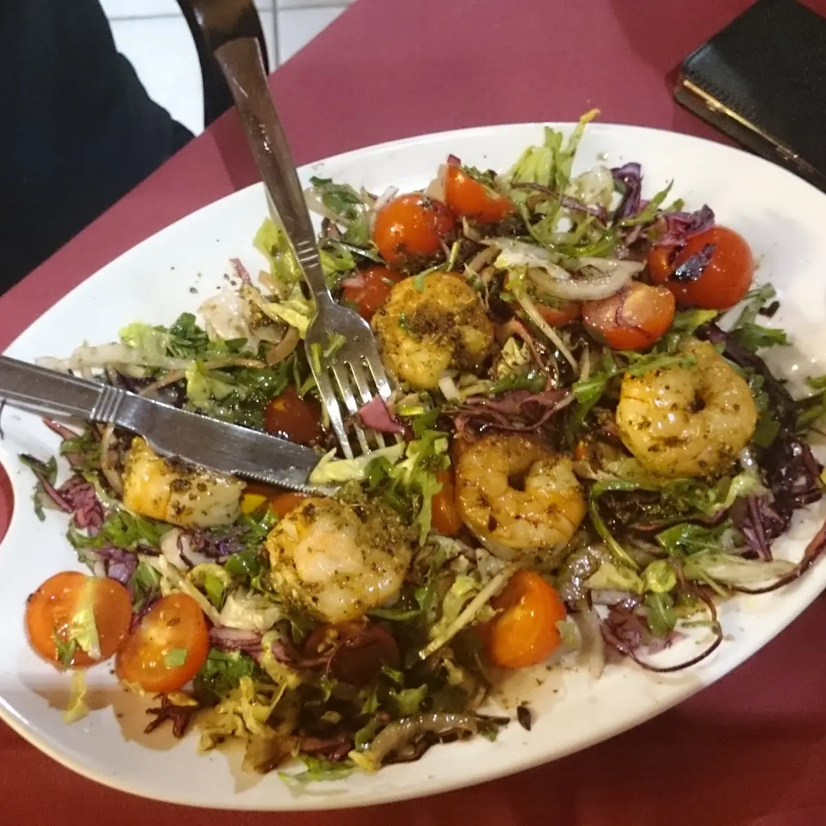 Scampi Salat