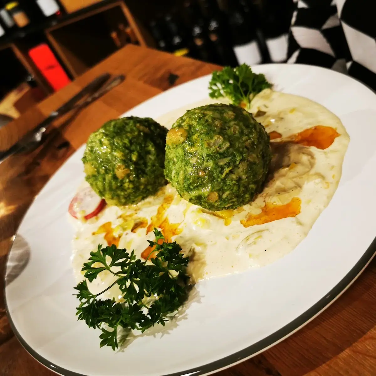 Spinatknödel