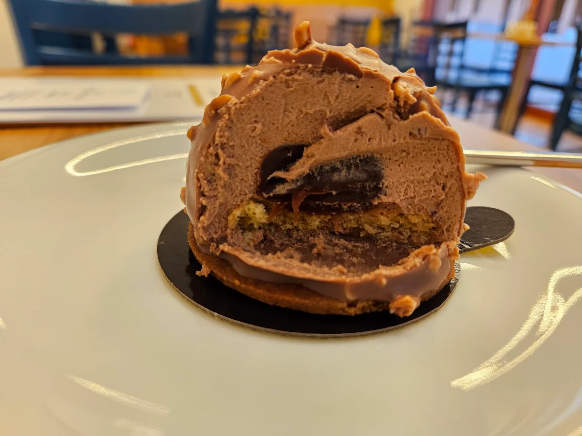 Schokomousse Karamell