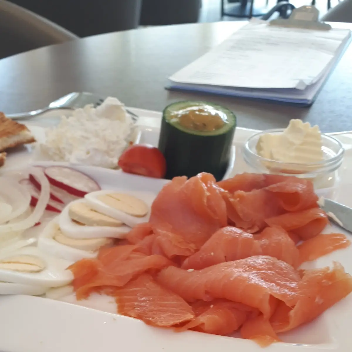 Lachs Frühstück