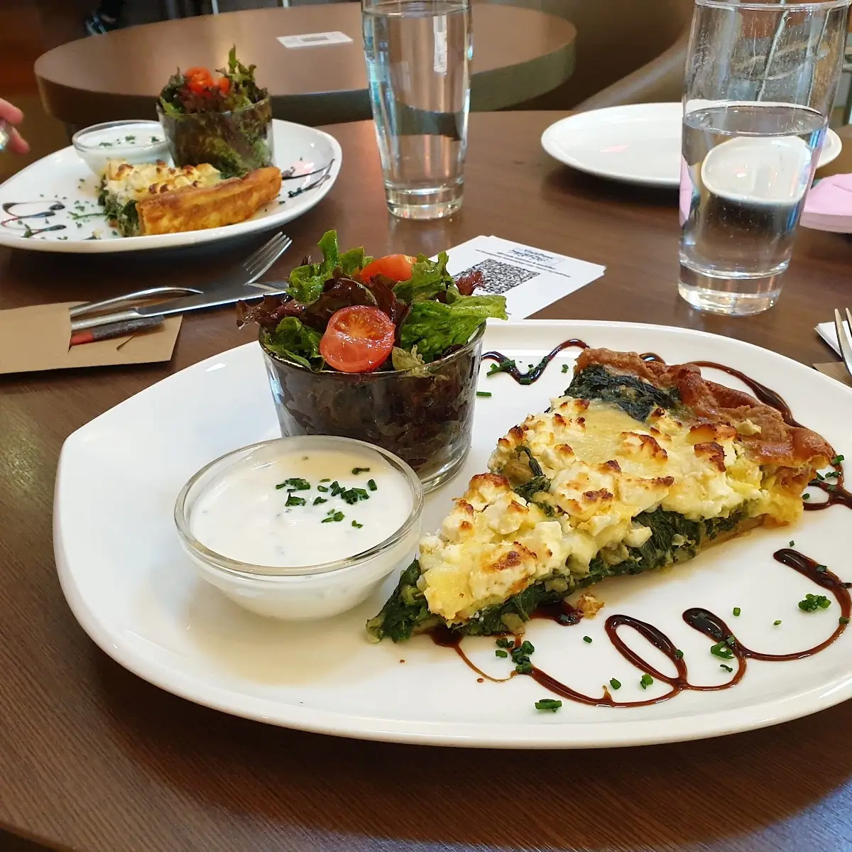 Spinat-schafskäse Quiche