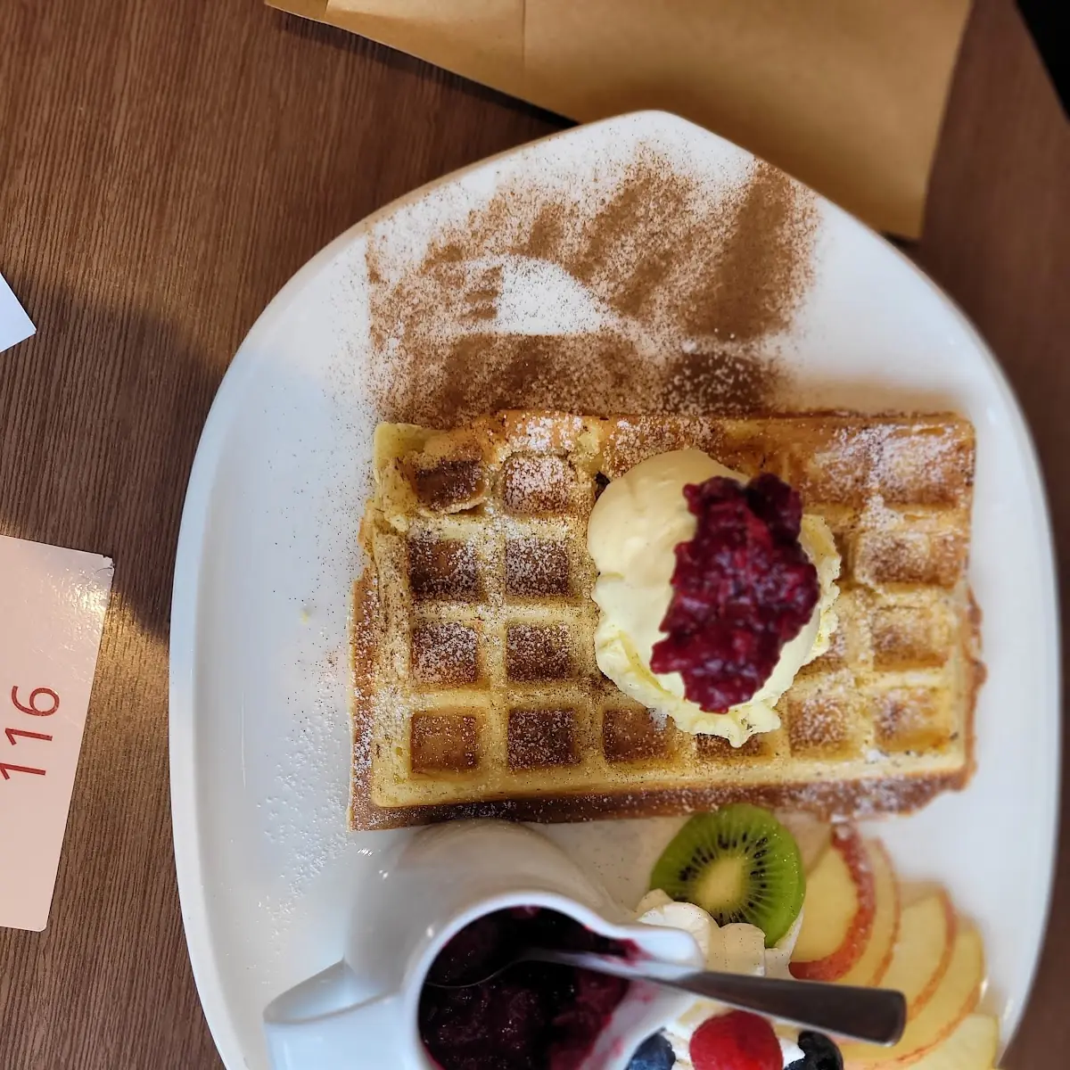 Waffel Mit Zimt