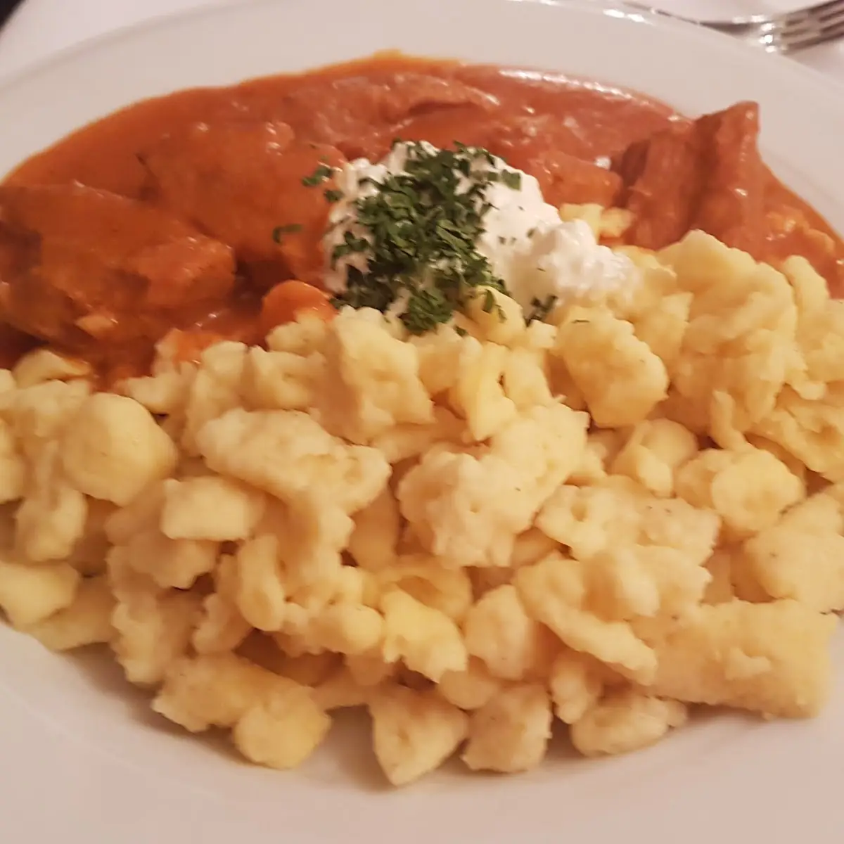 Kalbsrahmgulasch