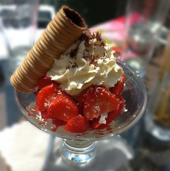 Erdbeerbecher Tagesbecher