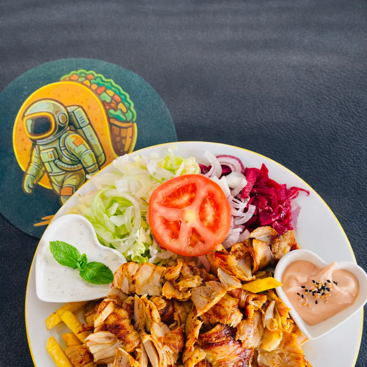 Shawarma-teller